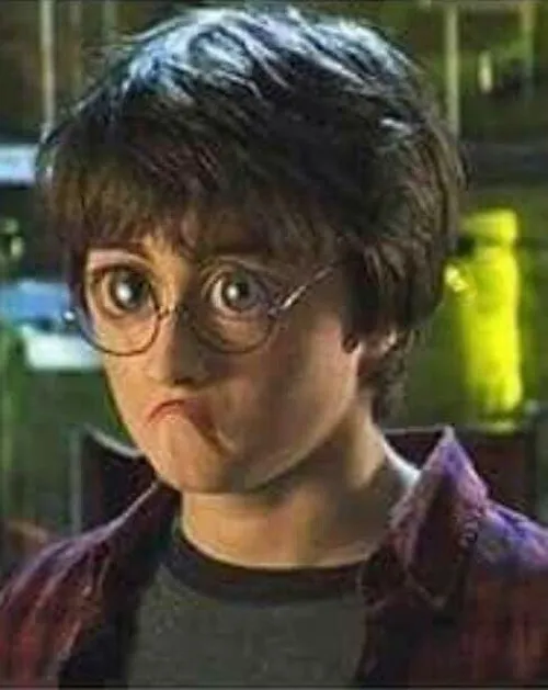 Meme Harry Potter gắn với mặt ngơ ngác Hogwarts