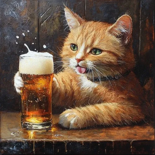 Meme mèo gục bàn chuẩn phong cách lèm bèm lúc say