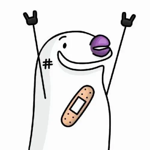 Meme hài người que tất trắng bật hét vì vui quá