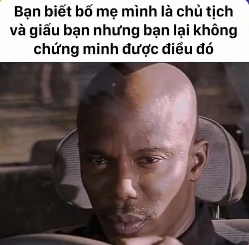 Meme Doakes thể hiện cảm giác nghi ngờ nhưng thiếu chứng cứ rõ ràng.