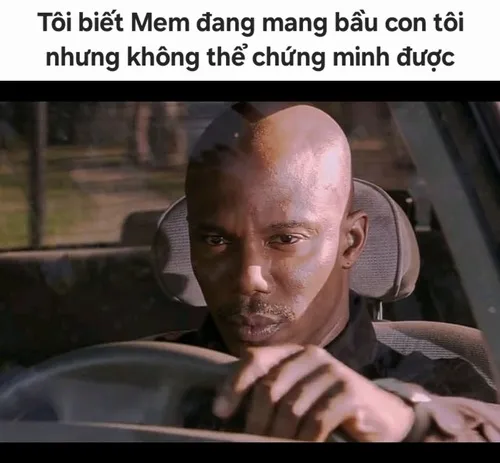 Hình meme vui tái hiện khoảnh khắc “tôi biết nhưng không thể nói”.