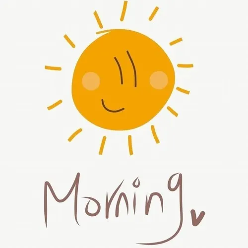 Meme buổi sáng với ánh nắng đầu ngày chiếu qua cửa sổ nhẹ nhàng