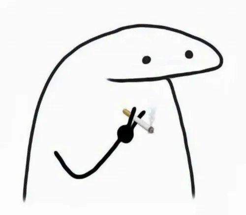 Hình chế meme vui thằn lằn hút thuốc phì phèo