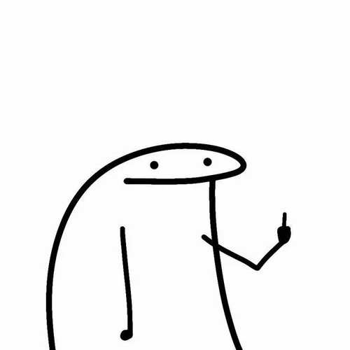 Hình troll nhân vật tất trắng ngáp dài chán nản