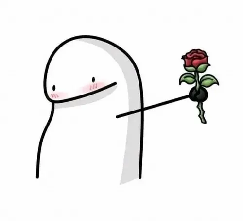 Meme chế thằn lằn tặng hoa