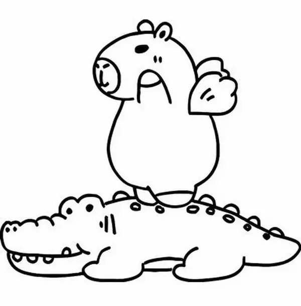 Cùng bé tô Capybara hiền lành trong khung cảnh đồng cỏ tươi mát