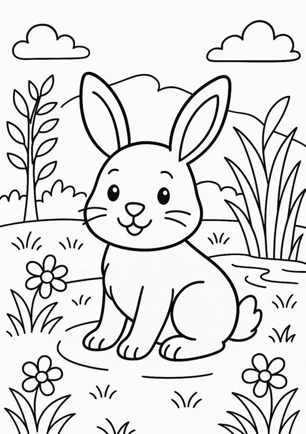 Bộ Tranh Tô Màu Con Vật dễ thương đáng yêu cực dễ tô phù hợp với bé từ 3 - 5 tuổi