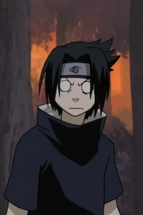 Ảnh chế Sasuke cau mày giữa ký ức tuổi nhỏ