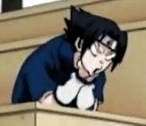 Ảnh vui Sasuke bất mãn giữa buổi huấn luyện tạo vibe ngầu lạnh