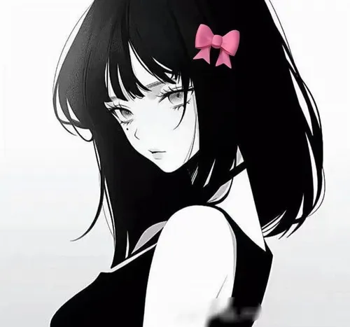 Avatar dễ thương hình đại diện phong cách manga phủ lớp bóng mờ