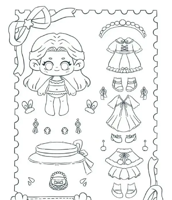 105 Hoạt động tô màu búp bê chibi giúp gắn kết cha mẹ và con