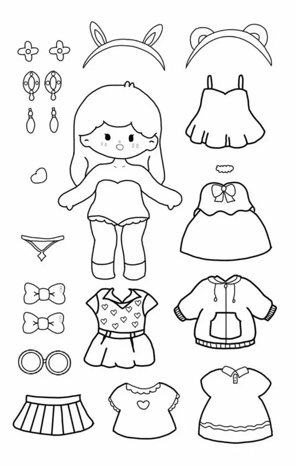 42 Hoạt động tô búp bê Toca Boca thật vui và thư giãn