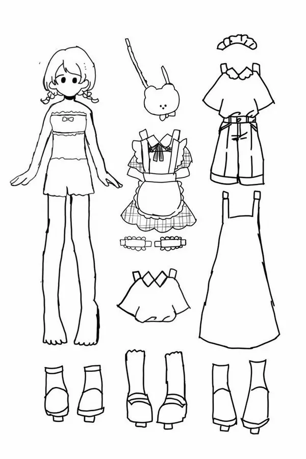 43 Tờ giấy tô Toca Boca cho bé rèn tập trung mỗi ngày