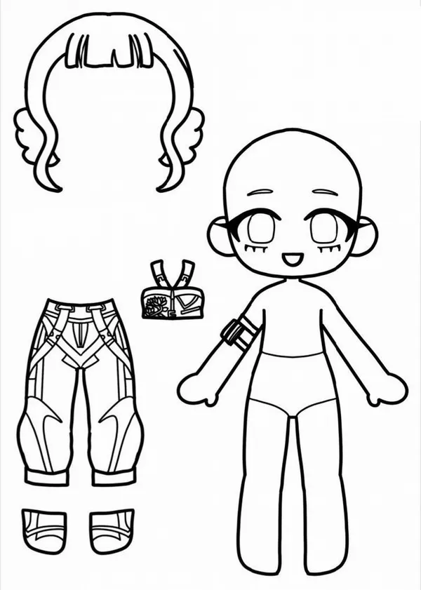 49 Trang tô nhân vật Toca Boca mang phong cách hiện đại