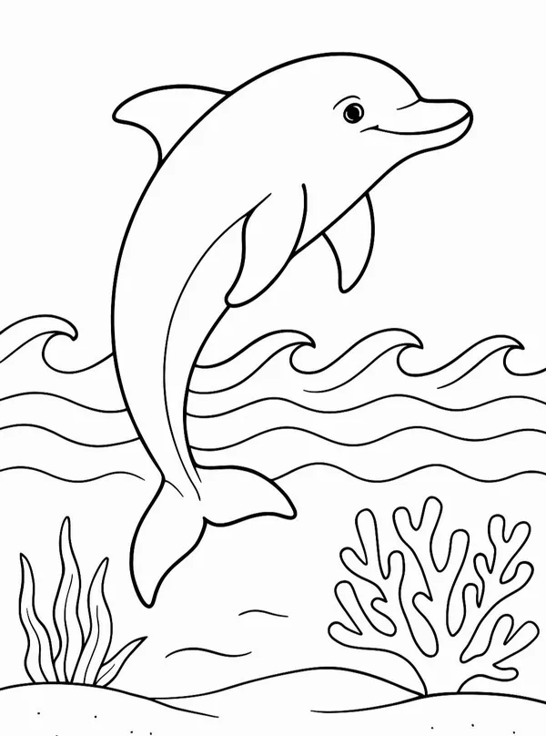 29 Trang tập tô cá heo trong đại dương với san hô rực rỡ