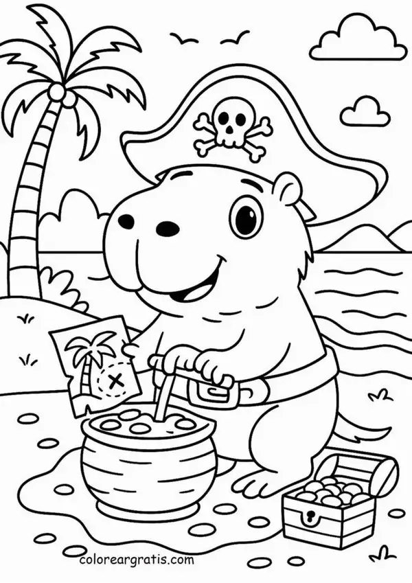 115 Mẹo tô màu capybara chibi theo cảm xúc giúp bé diễn đạt bản thân