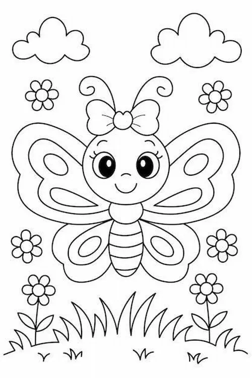 Trang tô bướm phối màu pastel nhẹ nhàng mà vẫn nổi bật