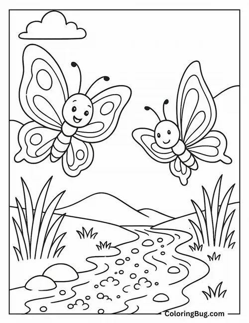 Bộ tranh tô con bướm phức tạp giúp bé 4 tuổi rèn tính kiên nhẫn