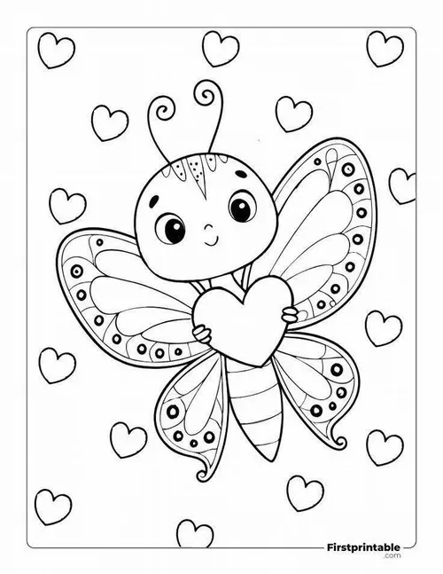 Tô màu con bướm giúp bé hiểu thêm về thế giới tự nhiên