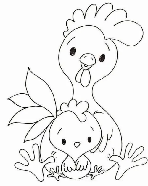 Trang tô gà trống gáy sáng giữa bình minh rực rỡ