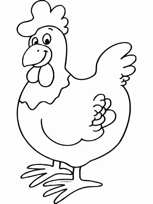 Hoạt động tô màu gà trống giúp bé yêu thiên nhiên