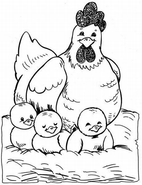 Trang tô gà trống gáy sáng giúp bé phát triển trí tưởng tượng