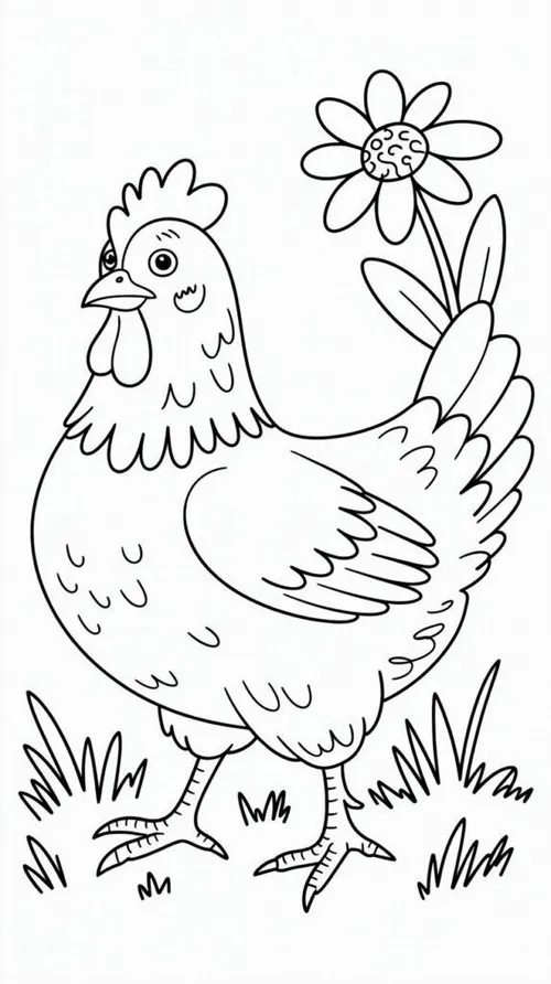 Tờ giấy tô gà trống đuôi xanh đỏ rực rỡ thật đẹp