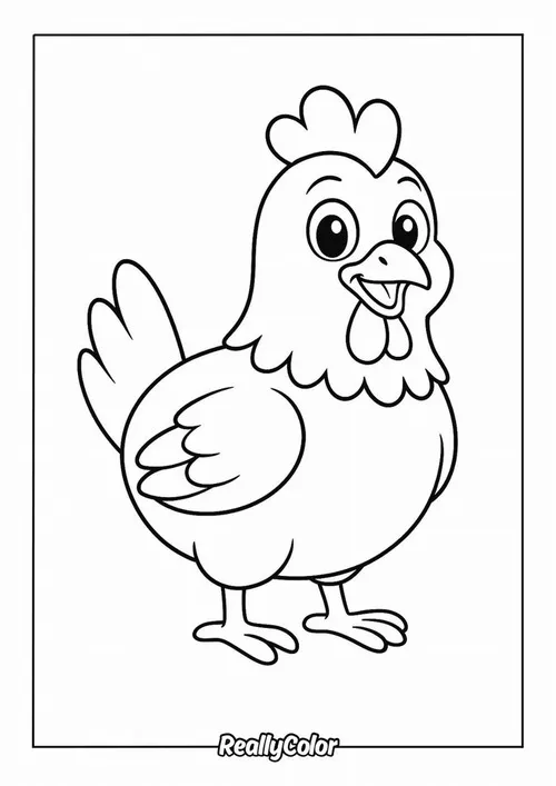 Hoạt động tô gà trống gáy sáng tạo hứng thú cho bé