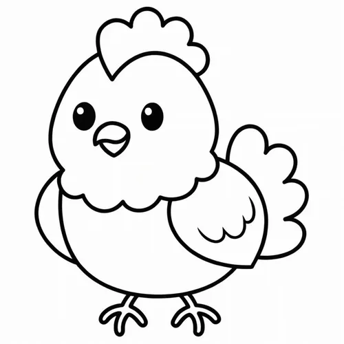 Hoạt động tô màu con gà giúp bé hiểu hơn về cuộc sống nông trại