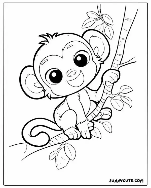 Hoạt động tô màu khỉ vui nhộn giúp gắn kết cha mẹ và con