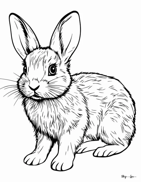 Tập tô màu con thỏ nhỏ giúp bé phát triển sáng tạo mỗi ngày