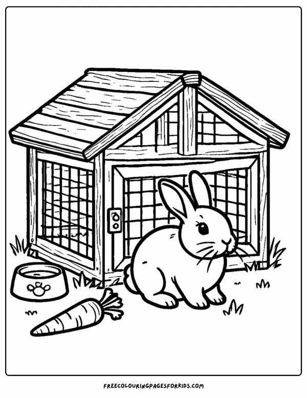 Cùng bé khám phá thế giới đáng yêu qua tranh tô màu con thỏ