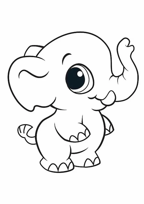 Hoạt động tô màu voi giúp bé rèn kỹ năng