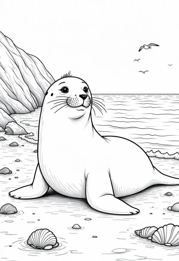 Trang tô cá heo mẹ và con tung tăng dưới sóng.