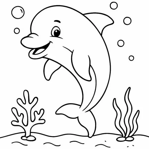 Tô màu vui với đàn cá đủ sắc màu dưới biển sâu.