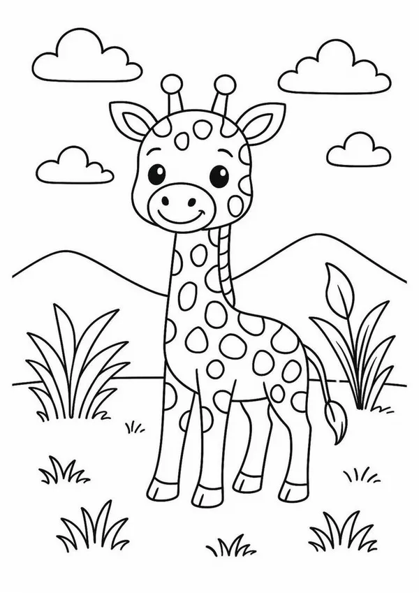 Tranh tô động vật hổ, khỉ, voi cho bé khám phá.