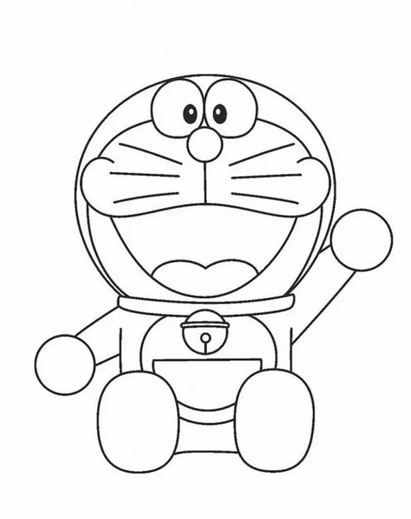 Trang tô màu Doremon giúp bé yêu học hỏi và ham khám phá