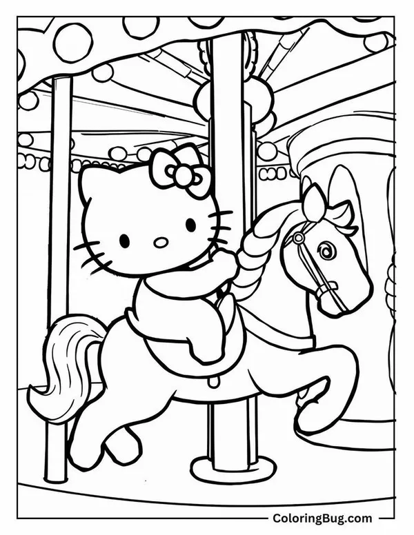 Trang tập tô Kitty giúp bé phát triển cảm xúc