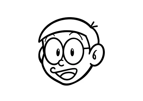 Bộ sưu tập tranh tô màu Nobita đáng yêu cho trẻ từ 4 tuổi