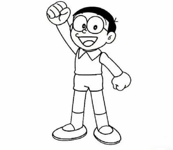 30 Tranh tô màu Nobita và Doraemon giúp bé vừa học vừa chơi sáng tạo