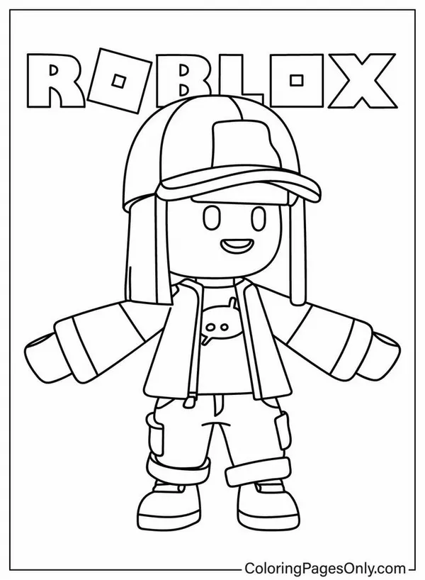 92 In hình tập tô Roblox nhân vật nữ đáng yêu cho bé gái