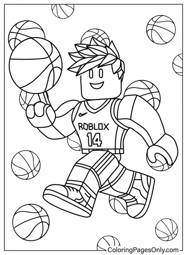 29 Bộ tranh tô màu Roblox vui giúp cả nhà gắn kết cùng nhau