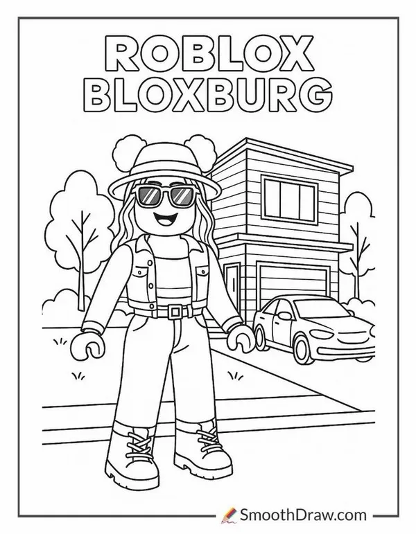 32 Tranh tô màu Roblox giúp trẻ tránh xa điện thoại và học kiên nhẫn