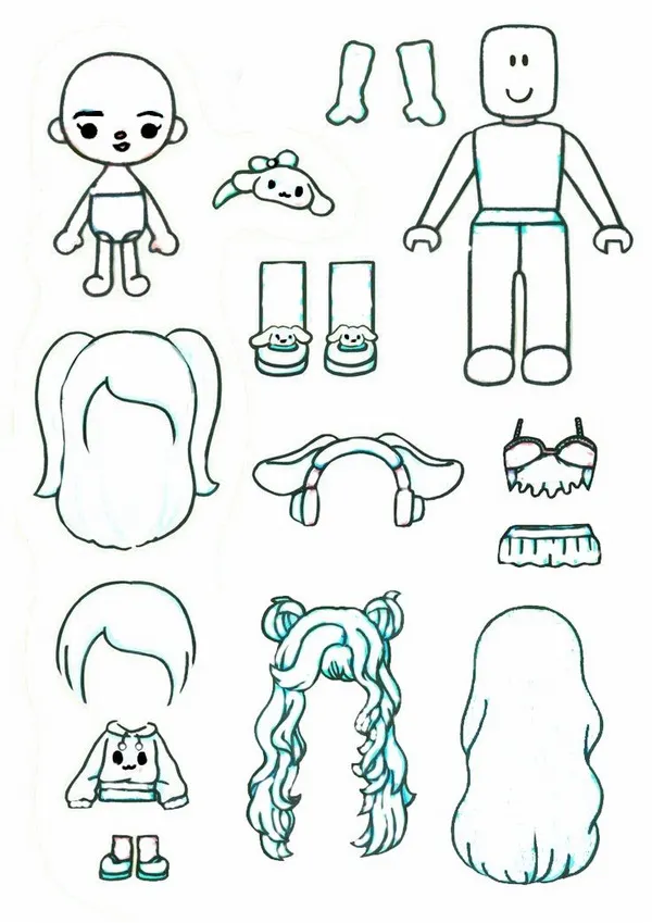 37 Bộ tranh Roblox nhiều chi tiết giúp bé rèn luyện sự tỉ mỉ