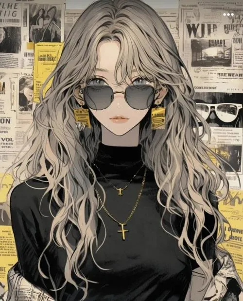 Hình profile nữ cá tính với thần thái cuốn hút.