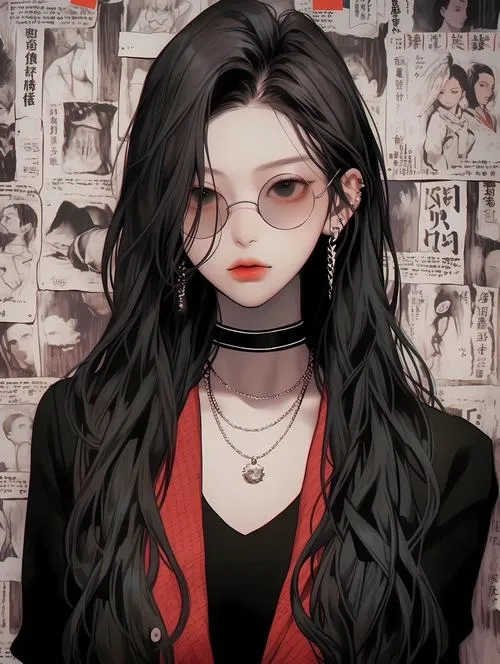 Ảnh profile cute ngầu cùng bố cục chính diện.