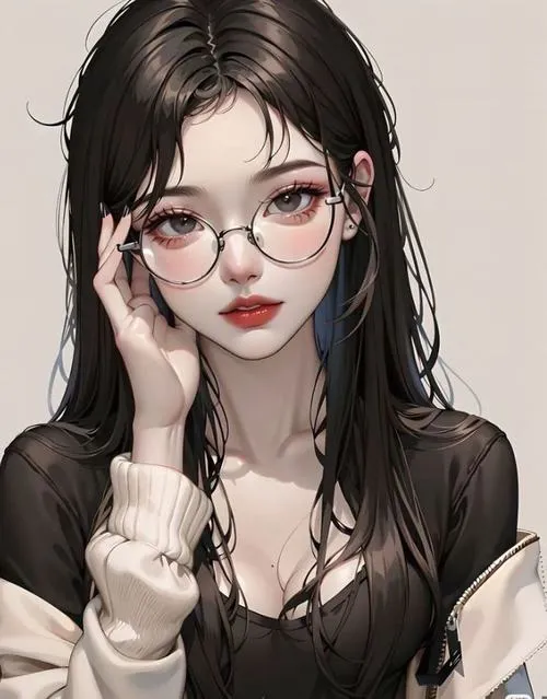 Ảnh cá nhân đeo kính thể hiện cá tính mềm.