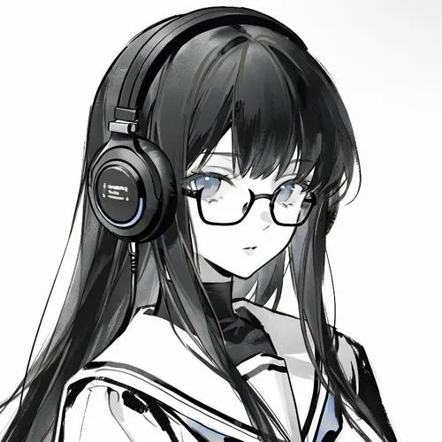 Ảnh avatar nữ đeo kính nhấn khuôn mặt sáng.