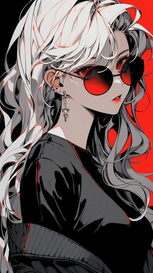 Hình profile cute đeo kính tạo nhìn là nhớ.