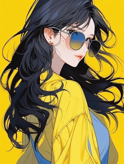 Hình đại diện ngầu đeo kính tròn, vibe lạnh nhẹ.